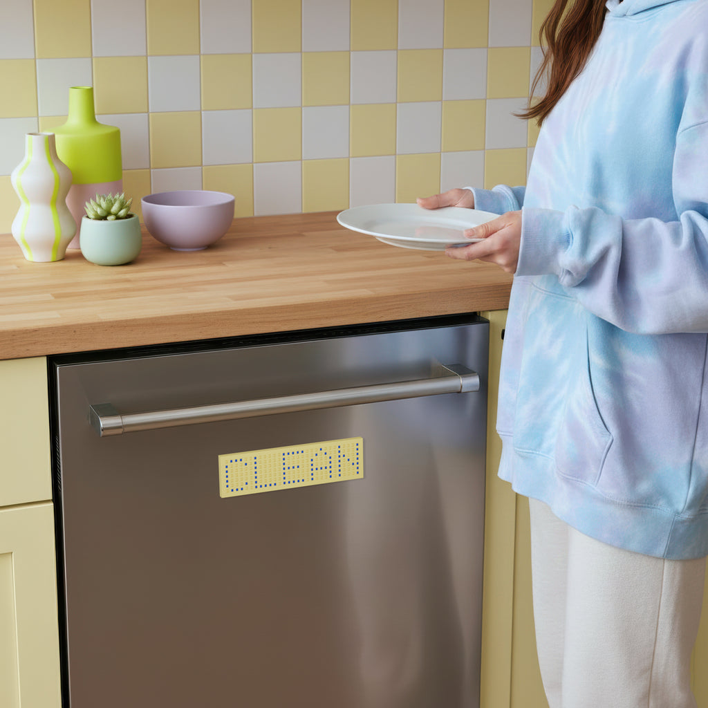NioDots Dishwasher Sign - Yellow