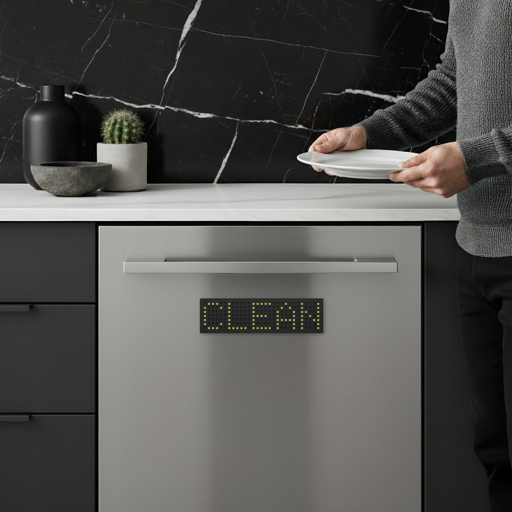 NioDots Dishwasher Sign - Black