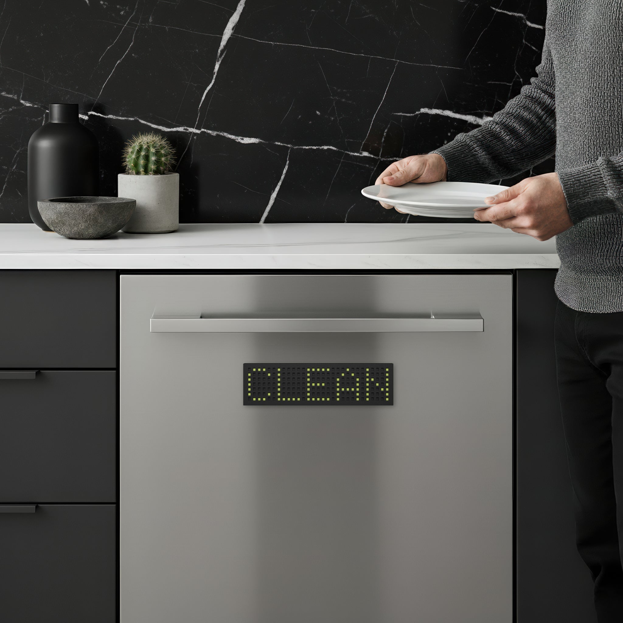 NioDots Dishwasher Sign - Black